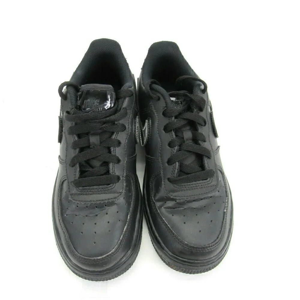 Nike Air Force 1 LV8 3 (GS) Swoosh Pack Black Silver AR7446-001 Size 5.5Y‎